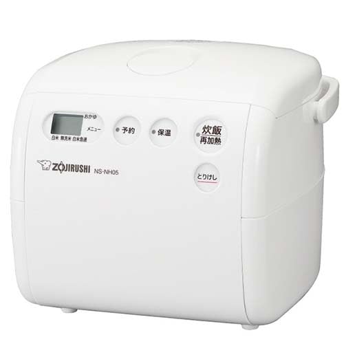 【中古】【非常に良い】象印マホービン 炊飯器 3合 ソフトホワイト NS-NH05-WZ｜ドリエムコーポレーション