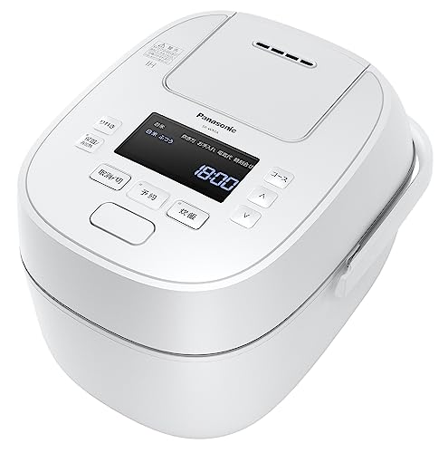 【中古】【非常に良い】パナソニック 炊飯器 5.5合 急減圧バルブ&大火力IH おどり炊き 全面発熱6段IH式 ホワイト SR-W10A-W|ドリエムコーポレーション