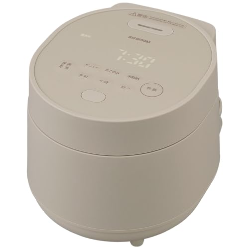 【中古】【非常に良い】アイリスオーヤマ 炊飯器 3合 一人暮らし 自動調理メニュー webレシピ付き 低温調理可能 50銘柄炊き分け ライトモカ おしゃれ マイコン式 RC-MGA30-C 16,485円
