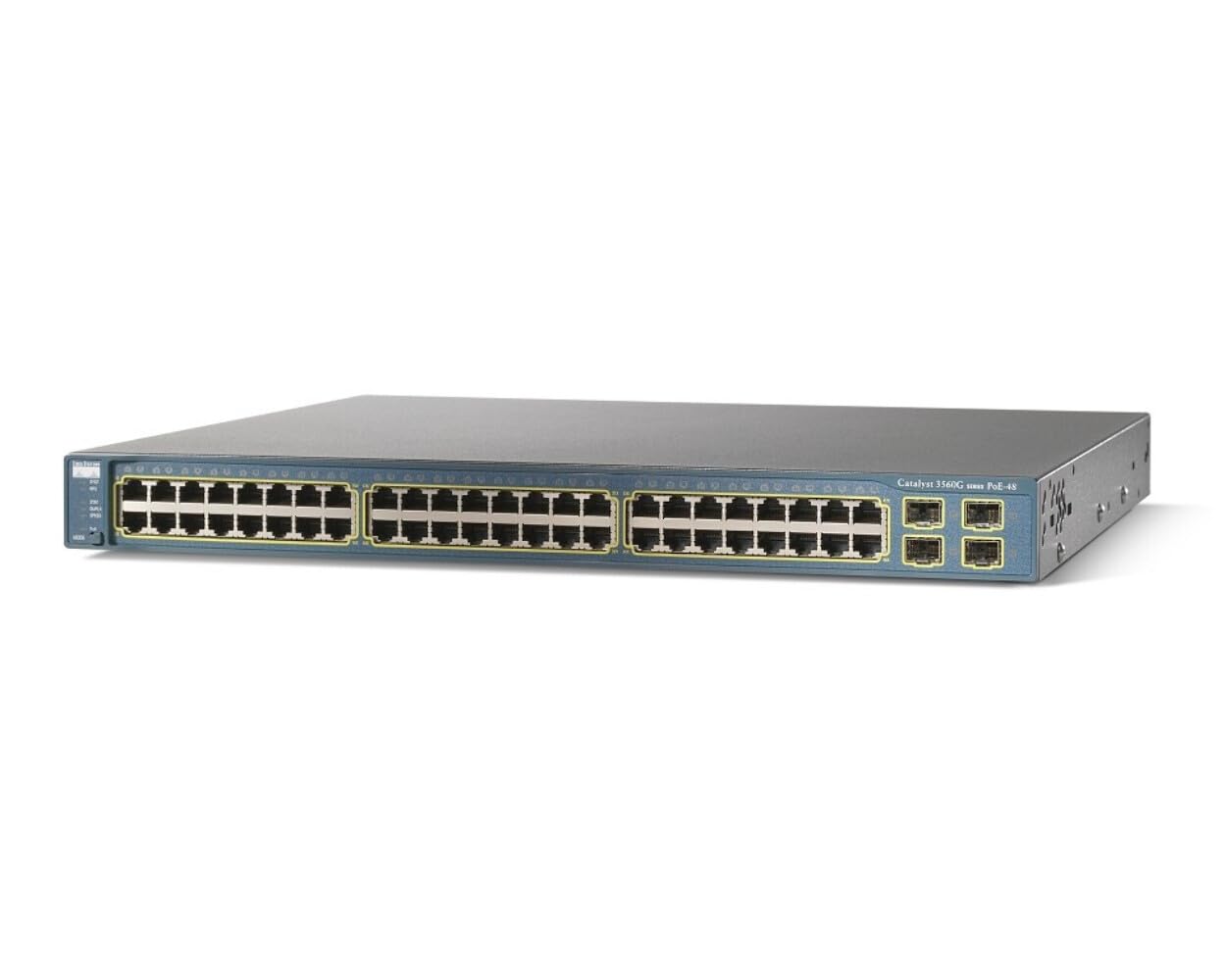 【中古】【非常に良い】CISCO Catalyst 3560G-48PS-S マルチレイヤ ギガビットイーサネット PoE対応 スイッチ WS-C3560G-48PS-S