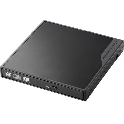 【中古】【非常に良い】Logitec ポータブルDVDドライブ スーパーマルチ USB2.0 ブラック LDR-PME8U2LBK