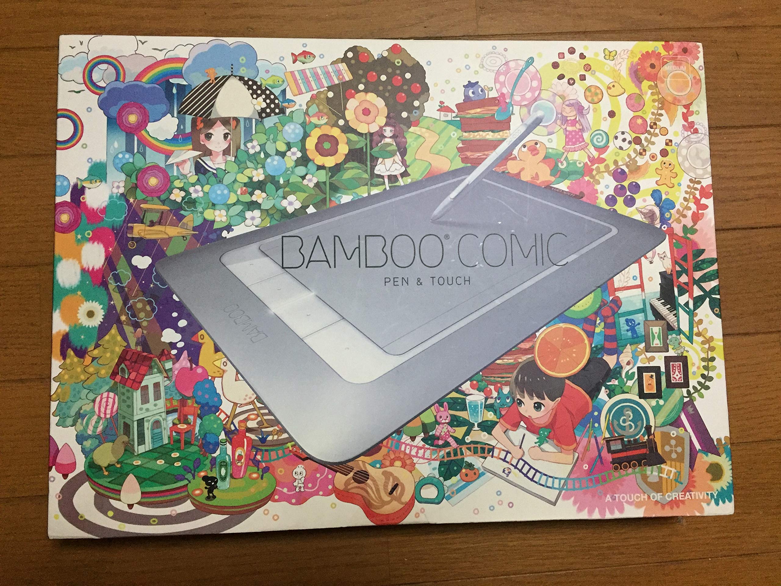 【中古】【非常に良い】Wacom ペンタブレット Mサイズ デジ絵作成入門機 コミスタMini付属 Bambooコミック CTH-661/S1