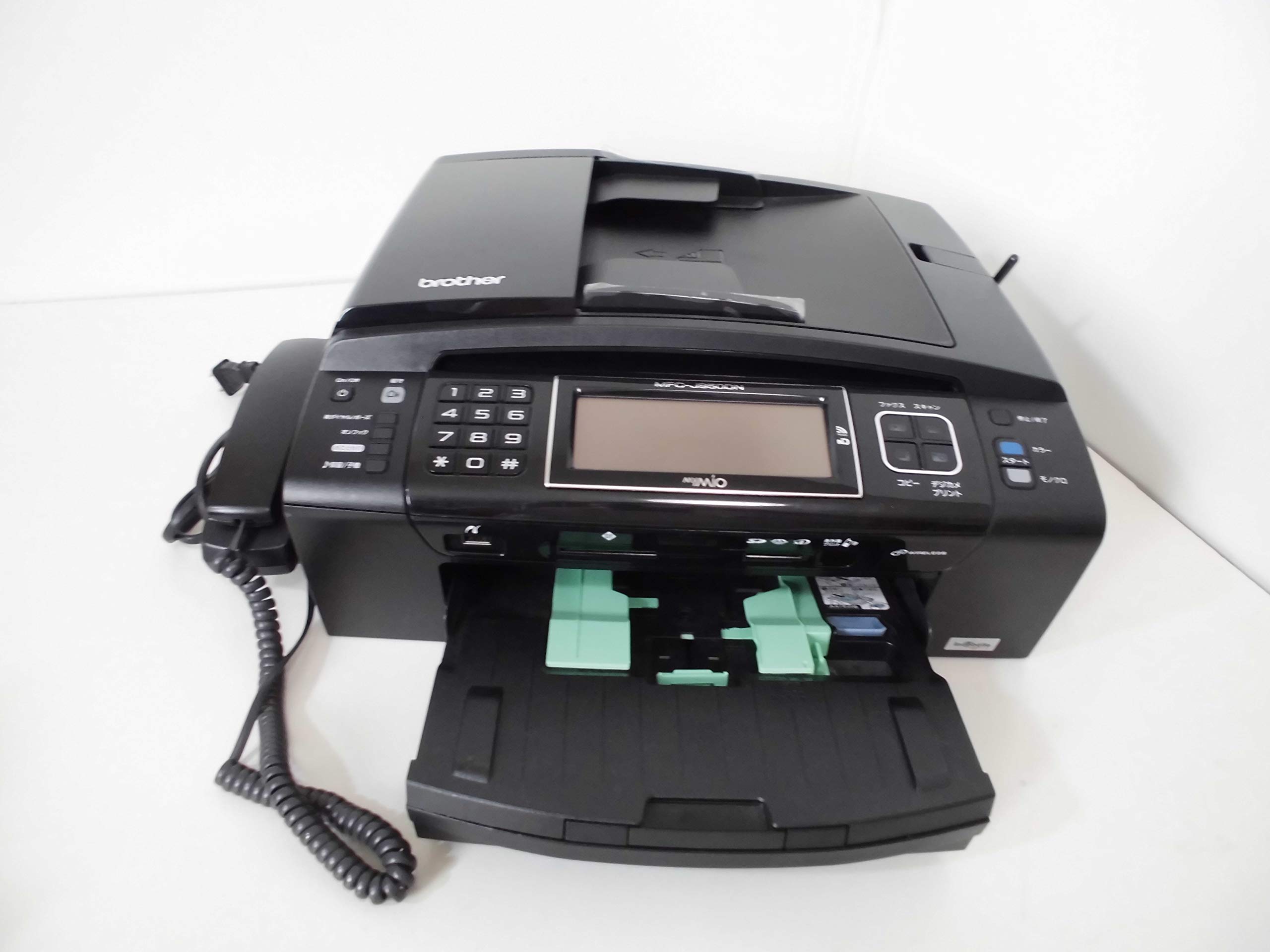 【中古】【人並み外れたに似つかわしい】BROTHER MyMio A4インクジェットFAX練りあわせる機 デジタル子機1台 MFC-J950DN