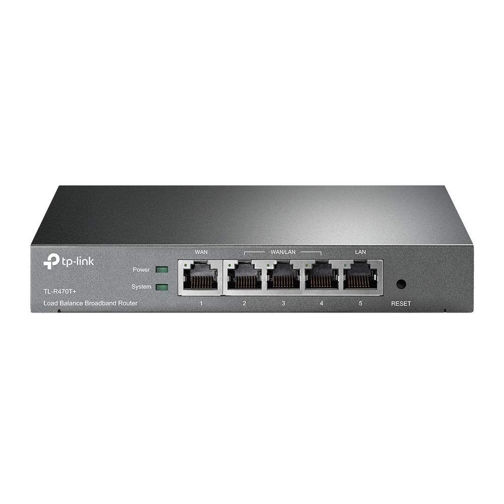 【中古】【非常に良い】TP-Link 有線ルーター 10/100Mbps 5ポート 3ポートWAN/LAN ロードバランサ― 5年保証 TL-R470T+