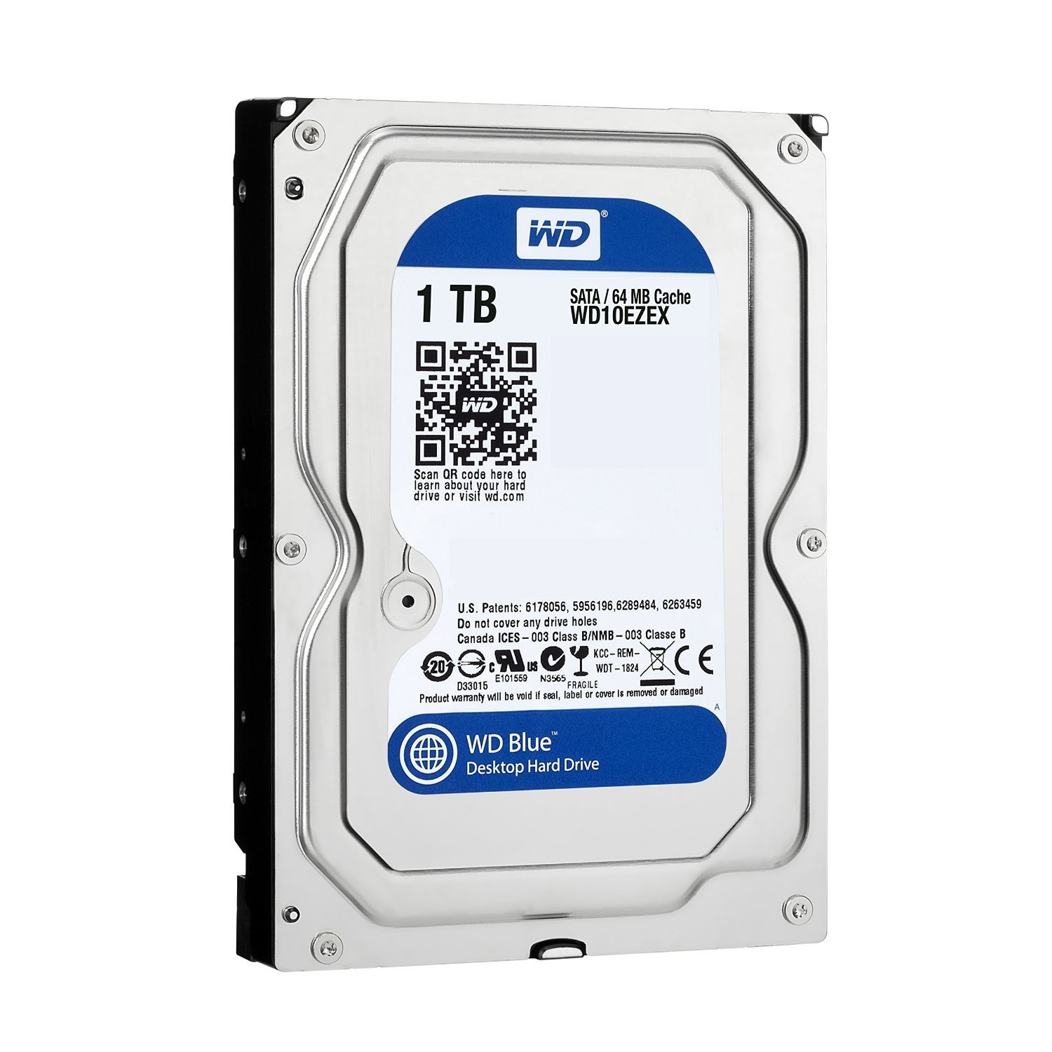 【中古】【非常に良い】WESTERN DIGITAL 3.5インチ内蔵HDD 1TB SATA6.0Gb/s 7200rpm 64MB WD10EZEX