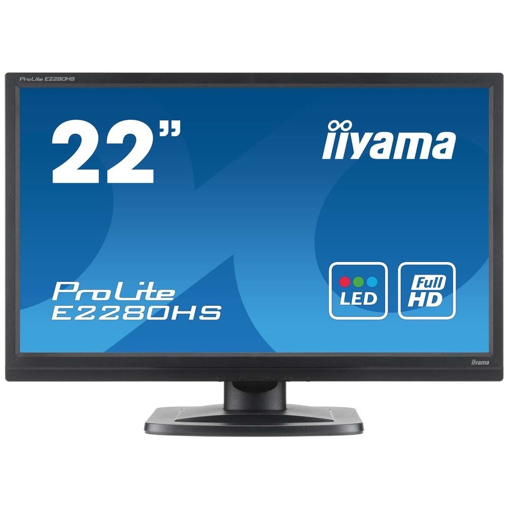 【中古】【非常に良い】iiyama ProLite E2280HS-B1 21.5型ワイド液晶ディスプレイ Full HD 1920ｘ1080モード対応 [PC] 14,805円