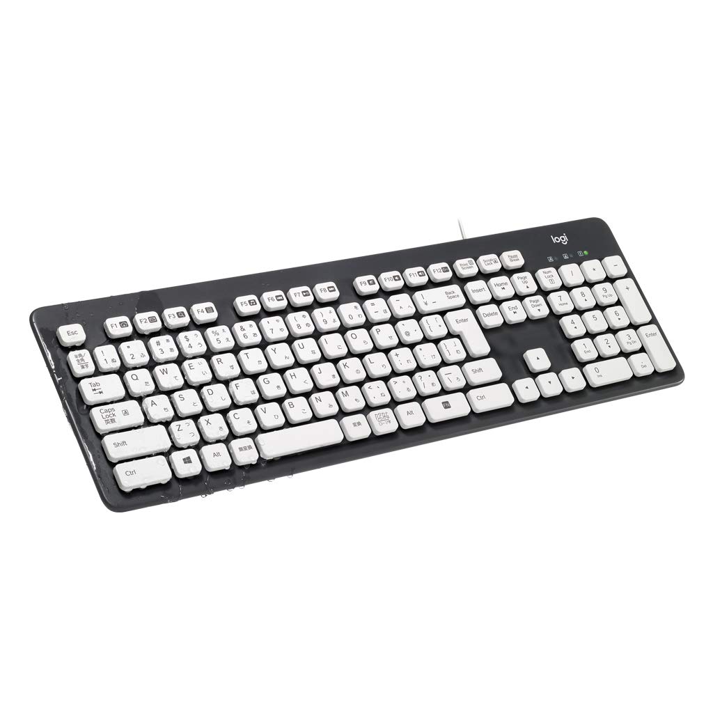 【中古】【非常に良い】ロジクール ウォッシャブル 有線キーボード K310 洗える キーボード 有線 防水 耐水 3年間無償保証｜ドリエムコーポレーション