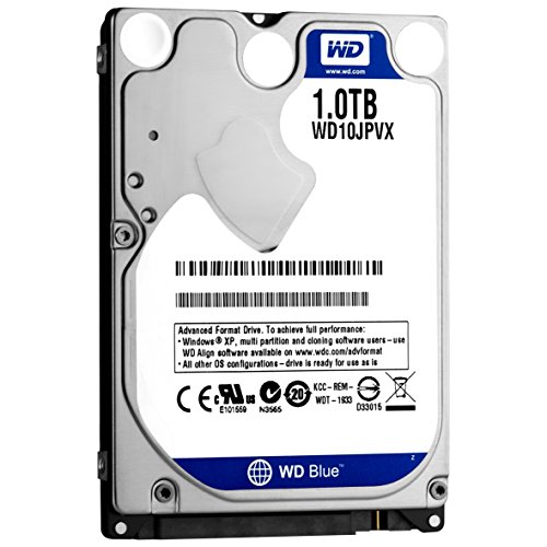 【中古】【非常に良い】WD HDD 内蔵ハードディスク 2.5インチ 1TB WD Blue WD10JPVX SATA3.0 5400rpm 8MB 9.5mm 2年保証 PS4動作検証済み