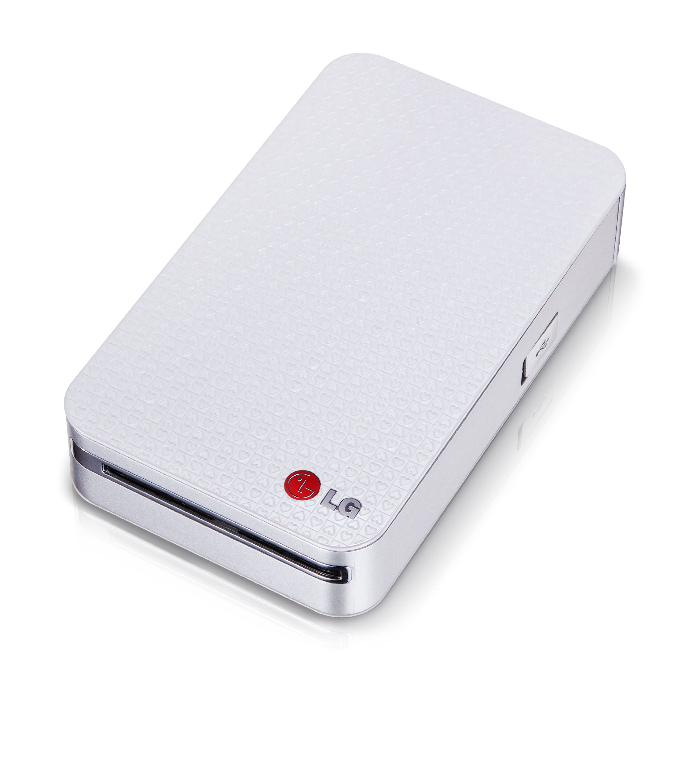 【中古】【非常に良い】LG モバイルプリンター Pocket Photo ホワイト&シルバー PD233 スマートフォン連動
