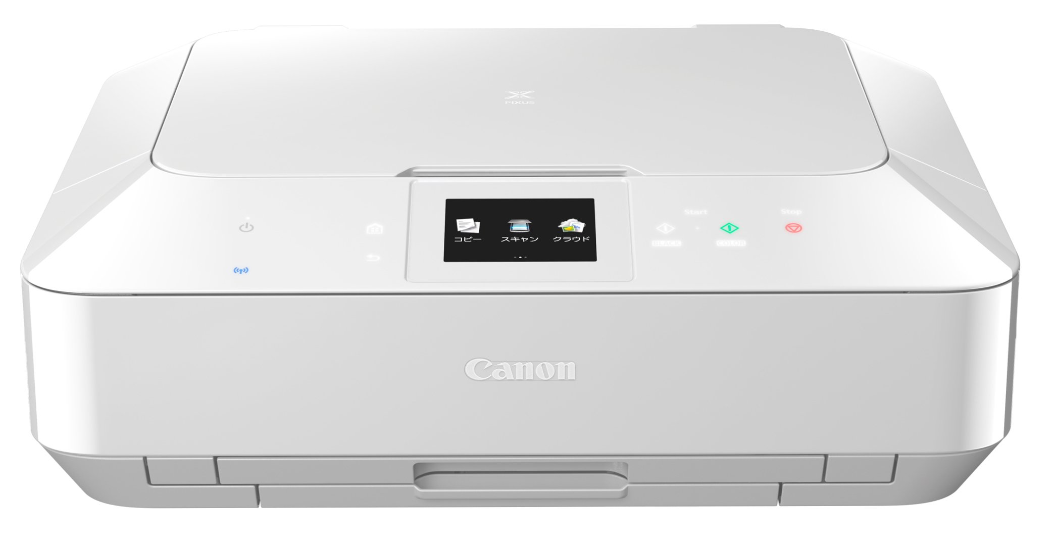 【中古】【非常に良い】旧モデル Canon キヤノン インクジェット複合機 PIXUS MG7130 WH
