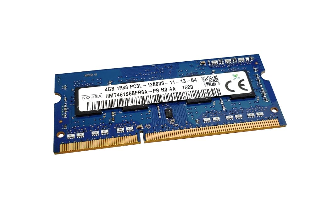 【中古】【非常に良い】SK hynix 低電圧対応 (1.35 V) PC3L-12800S (DDR3L-1600) 4GB SO-DIMM 204pin ノートパソコン用メモリ 動作保証品