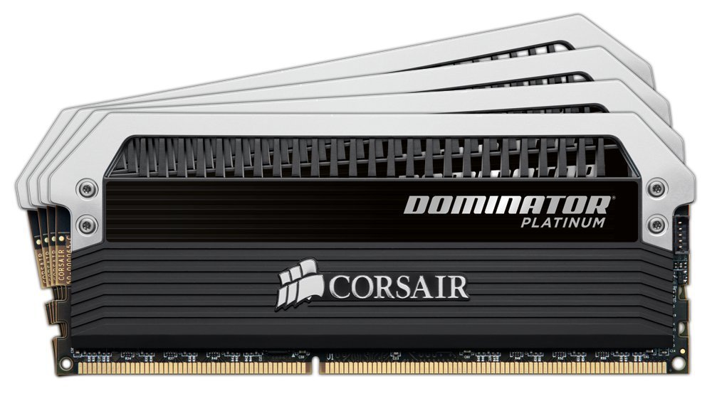 【中古】【人並み外れたに好いたらしい】CORSAIR コルセア DDR4 事務机とっ始め用記憶装置 DOMINATOR PLATINUM続きもの クアッドチャネル 4GB×4kit CMD16GX4M4A2800C16