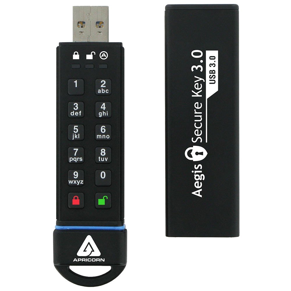 【中古】【人並み外れたに好いたらしい】Apricorn Aegis Secure Key - USB 3.0 Flash Drive ASK-256-120GB 記号化USB記憶装置 MM1277 ASK3-120GB