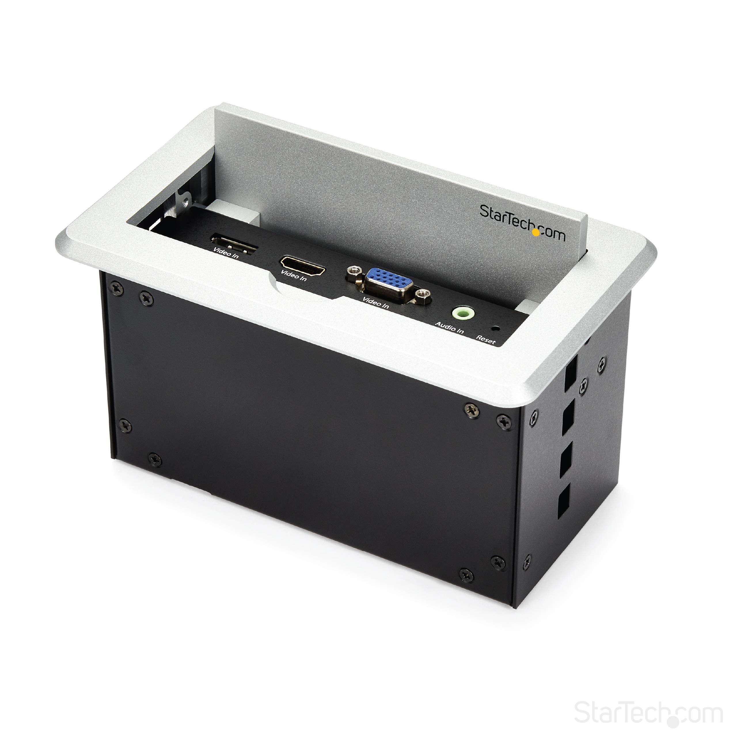 【中古】【非常に良い】StarTech.com 会議用テーブルAVコネクティビティBOX 埋め込み型 充電USBポート HDMI/VGA/DisplayPort入力 - HDMI出力 4K BOX4HDECP2|ドリエムコーポレーション