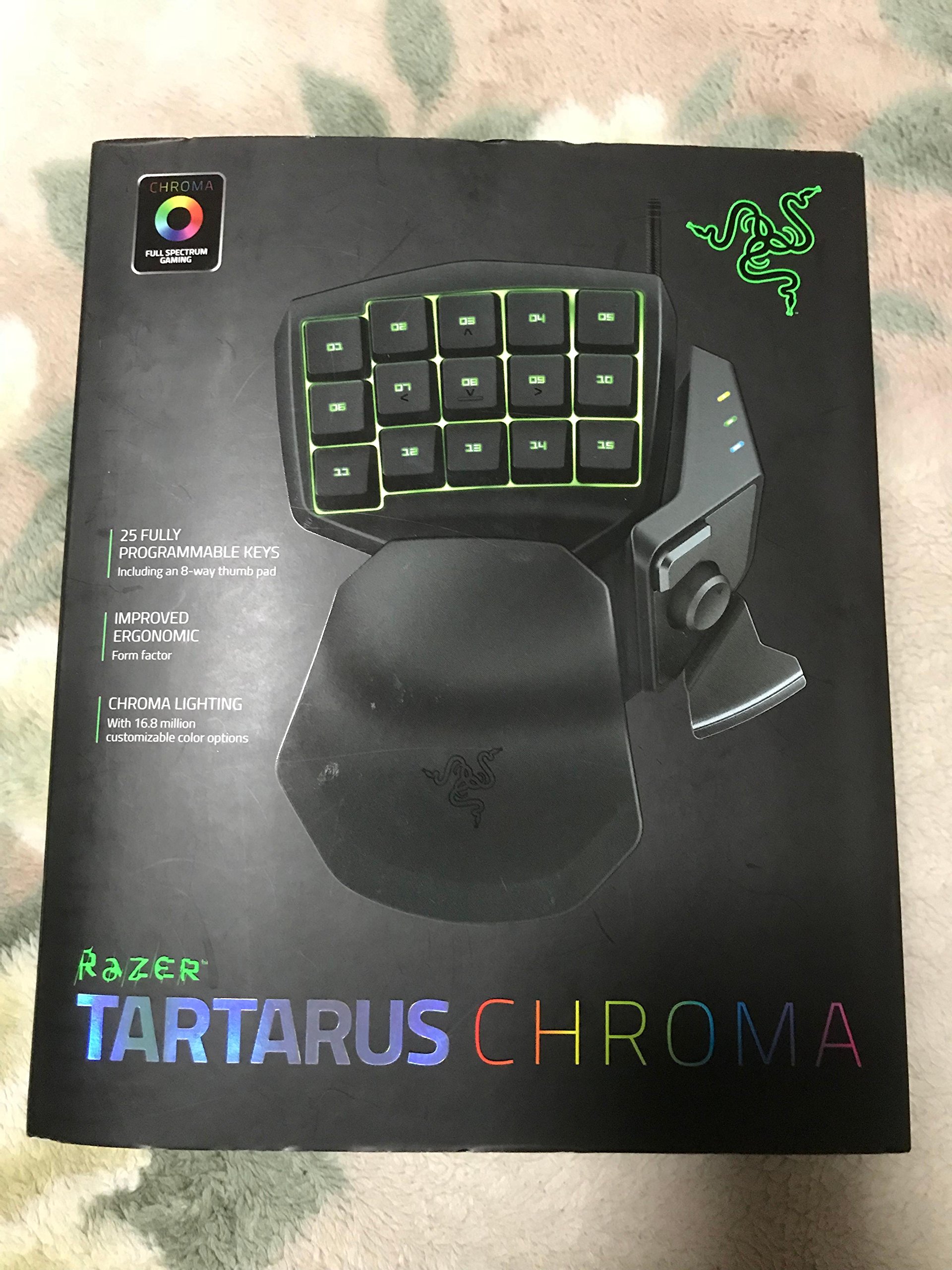 【中古】【非常に良い】Razer Tartarus Chroma メンブレン左手用キーパッド 【正規保証品】 RZ07-01510100-R3M1