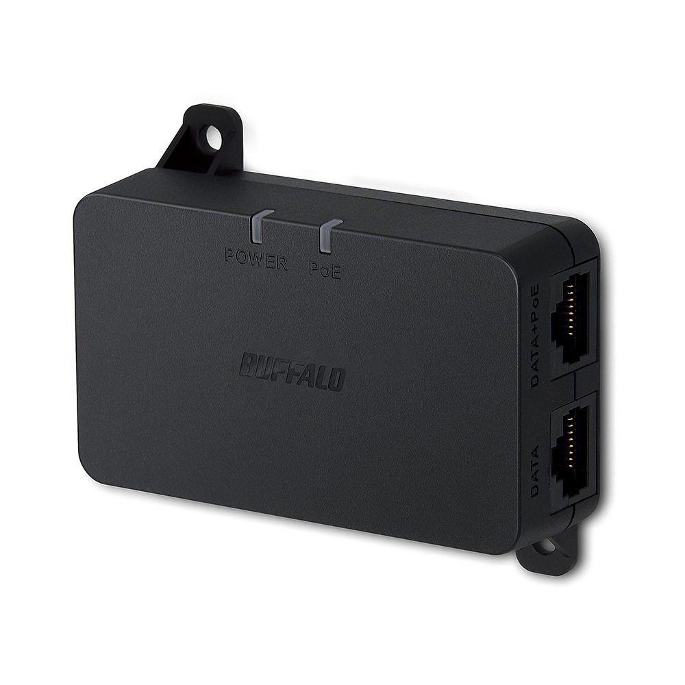 【中古】【非常に良い】BUFFALO Giga対応 IEEE802.3af PoEインジェクター BIJ-POE-1P/G