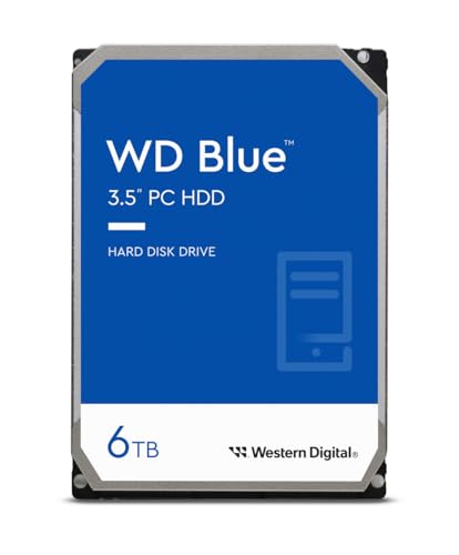 【中古】【非常に良い】【国内】WD HDD 内蔵ハードディスク 3.5インチ 6TB WD Blue WD60EZRZ-RT SATA3.0 5400rpm 2年保証