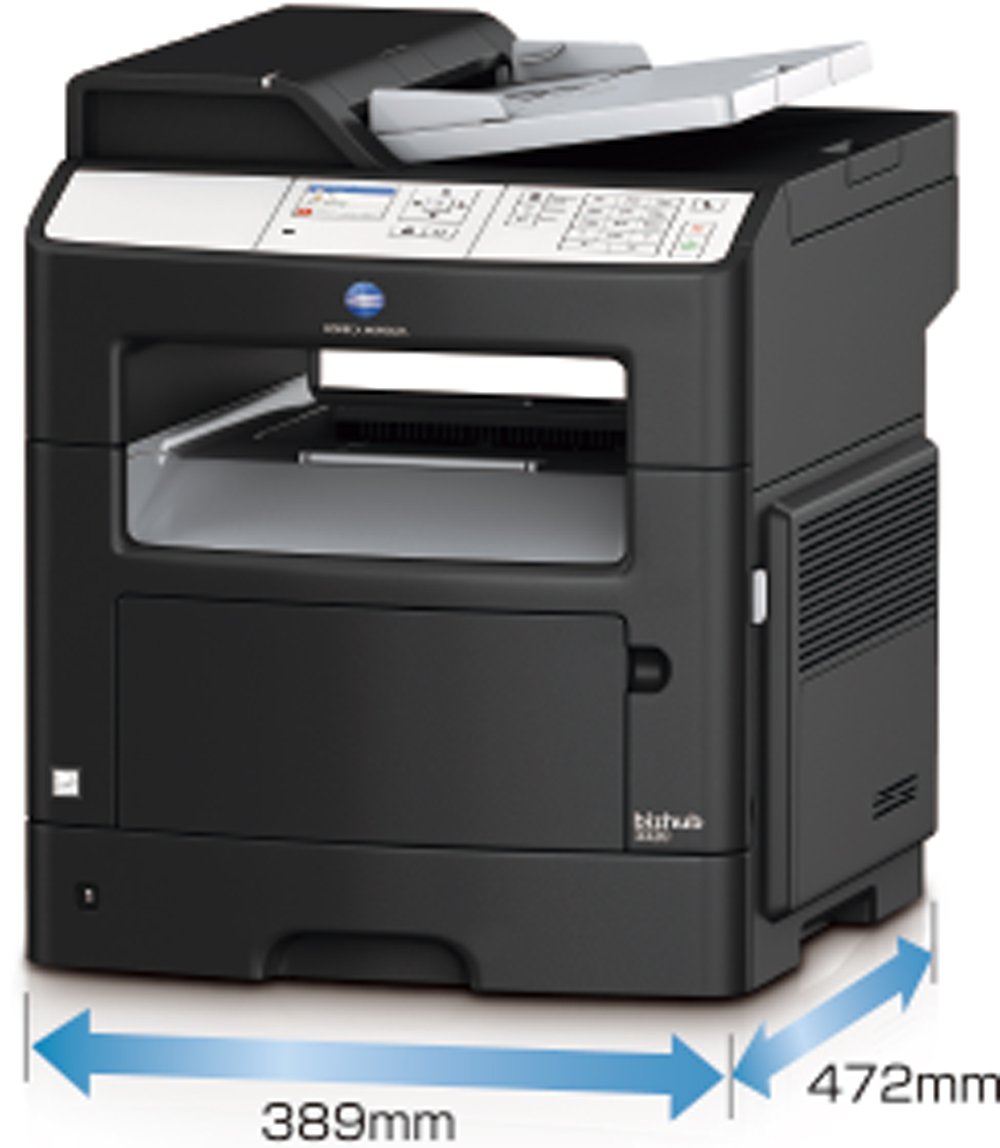 【中古】【人並み外れたに好いたらしい】KONICA MINOLTA A4モノクロ練りあわせる機 bizhub3320