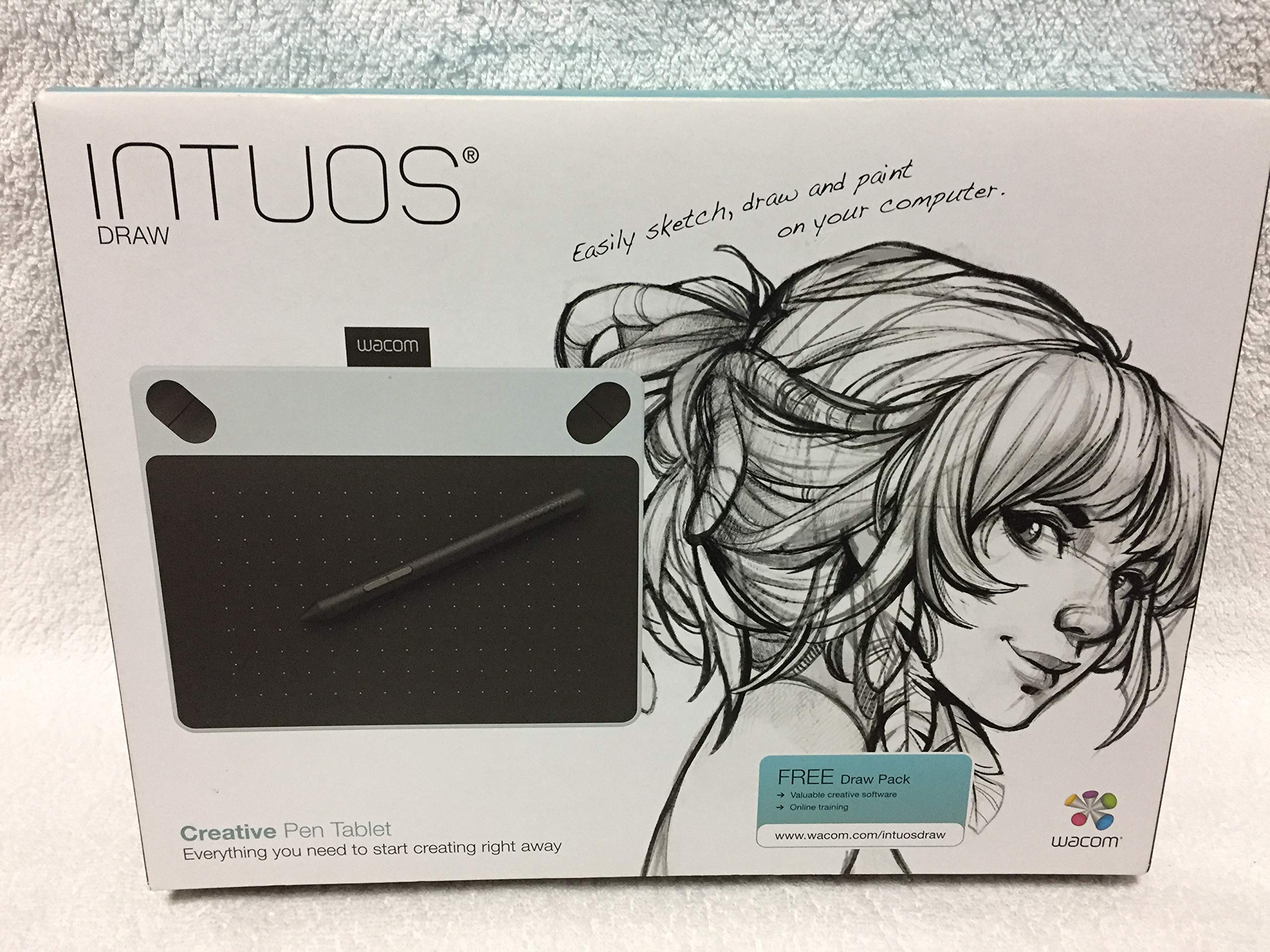 【中古】【人並み外れたに好いたらしい】ワコム Intuos Draw 【旧青写真】書き込みインプット専用 おペンキ屋取扱説明書青写真 S大きさ 白いこと CTL-490/W0