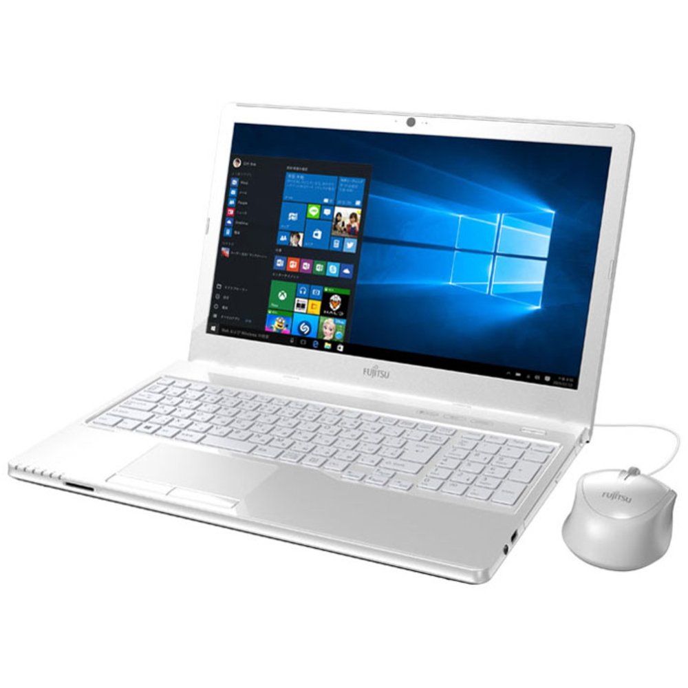 【中古】【人並み外れたに好いたらしい】FMVA45WW [LIFEBOOK AH45/W アーバンホワイト] パソコン-パソコン・周辺機器-ノートPC