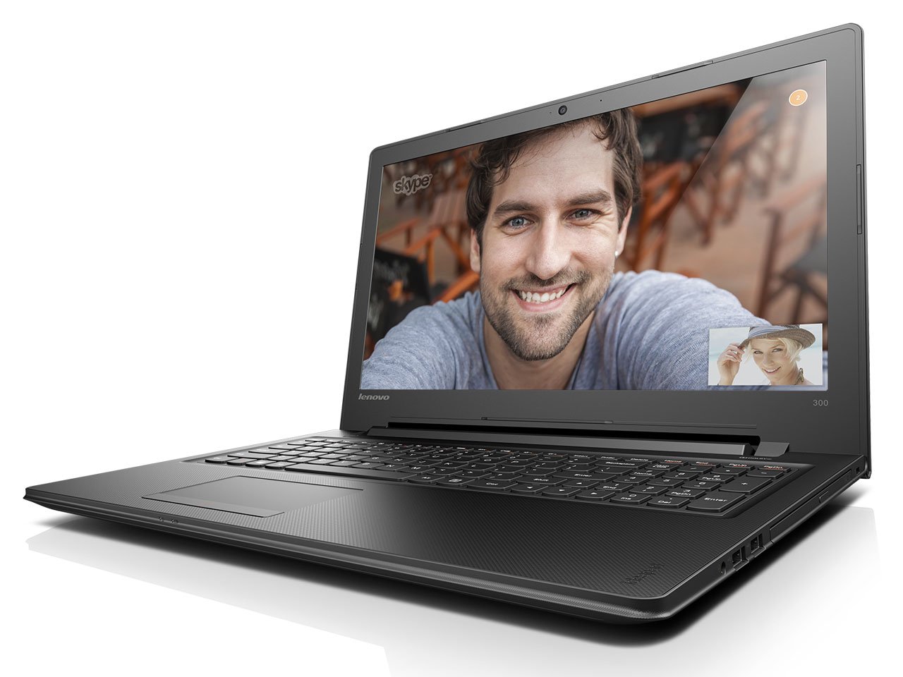 【中古】【非常に良い】Lenovo ideapad300 80M3005EJP Windows10 Home 64bit Celeron Dual-Core 1.6GHz 4GB 500GB DVDスーパーマルチ 無線L