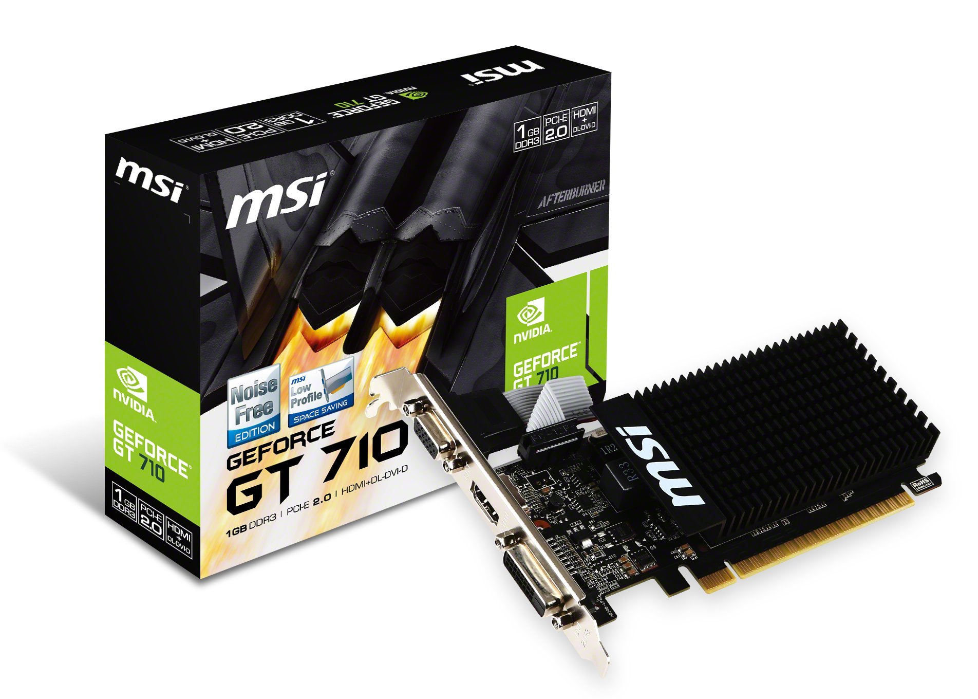【中古】【人並み外れたに好いたらしい】MSI GeForce GT710 GDDR3 1GB グラフィクスゲーム盤 VD5932 パソコン・周辺機器-PCパーツ