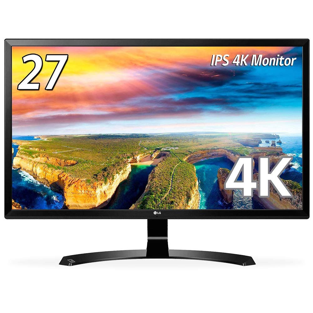 【中古】【人並み外れたに好いたらしい】LG 管する 見せびらかす 27UD58-B 27in/4K/IPS 非光輝/HDMI×2、DisplayPort/FreeSync相応う/青味ともし火切り詰め役立つこと