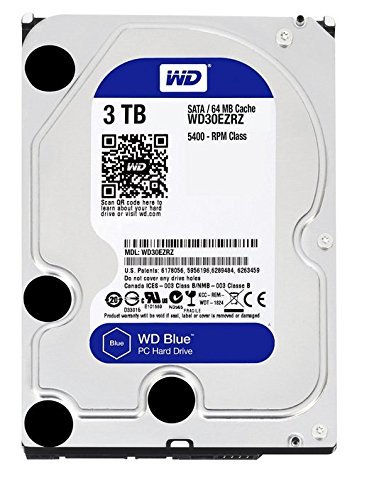 【中古】【非常に良い】WD Blue 3TB Desktop Hard Disk Drive - 5400 RPM SATA 6 Gb/s 64MB Cache 3.5 Inch - WD30EZRZ [並行輸入品]