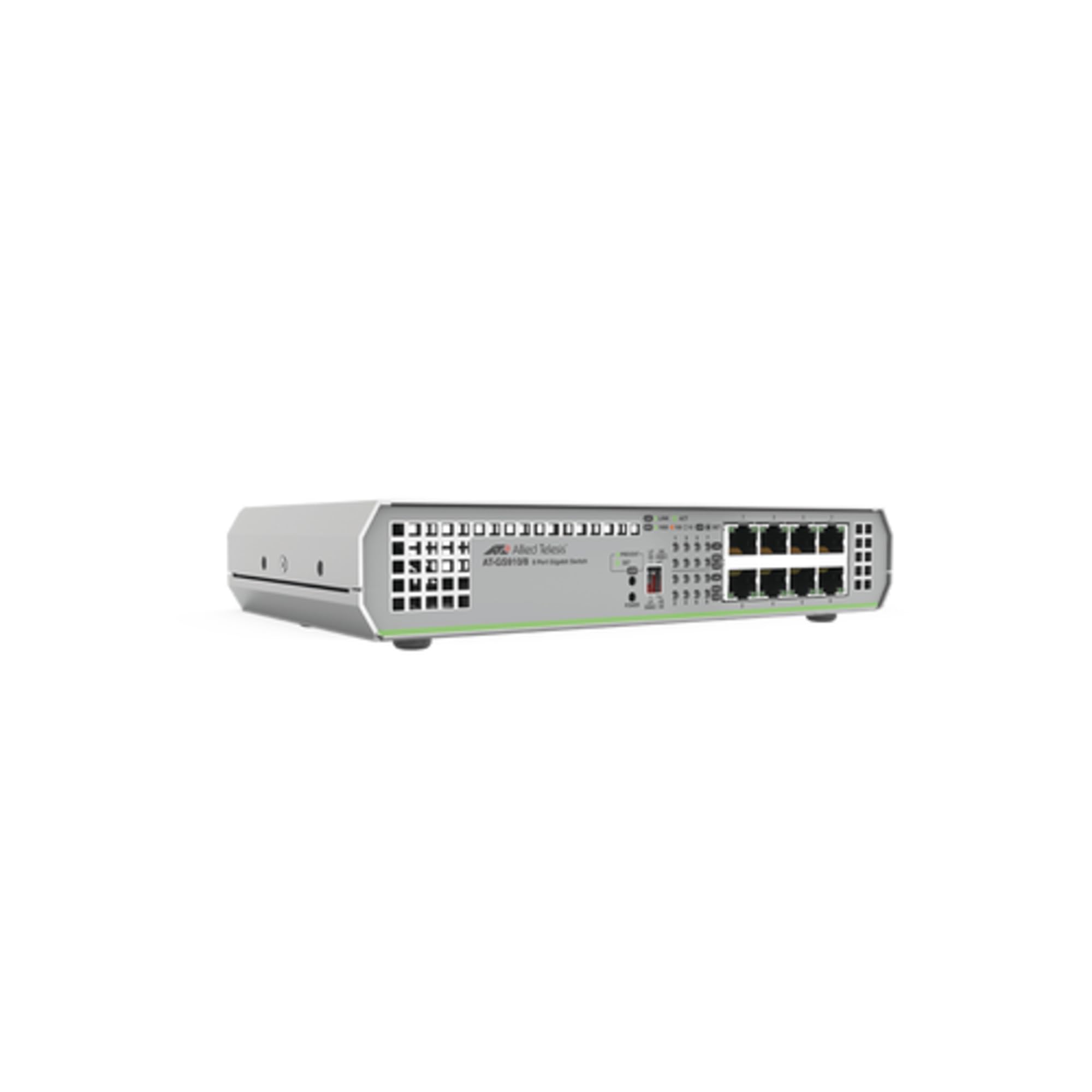 【中古】【人並み外れたに似つかわしい】Allied Telesis CentreCOM AT-GS910/8 - Switch - unmanaged - 8 x 10/100/1000 - desktop