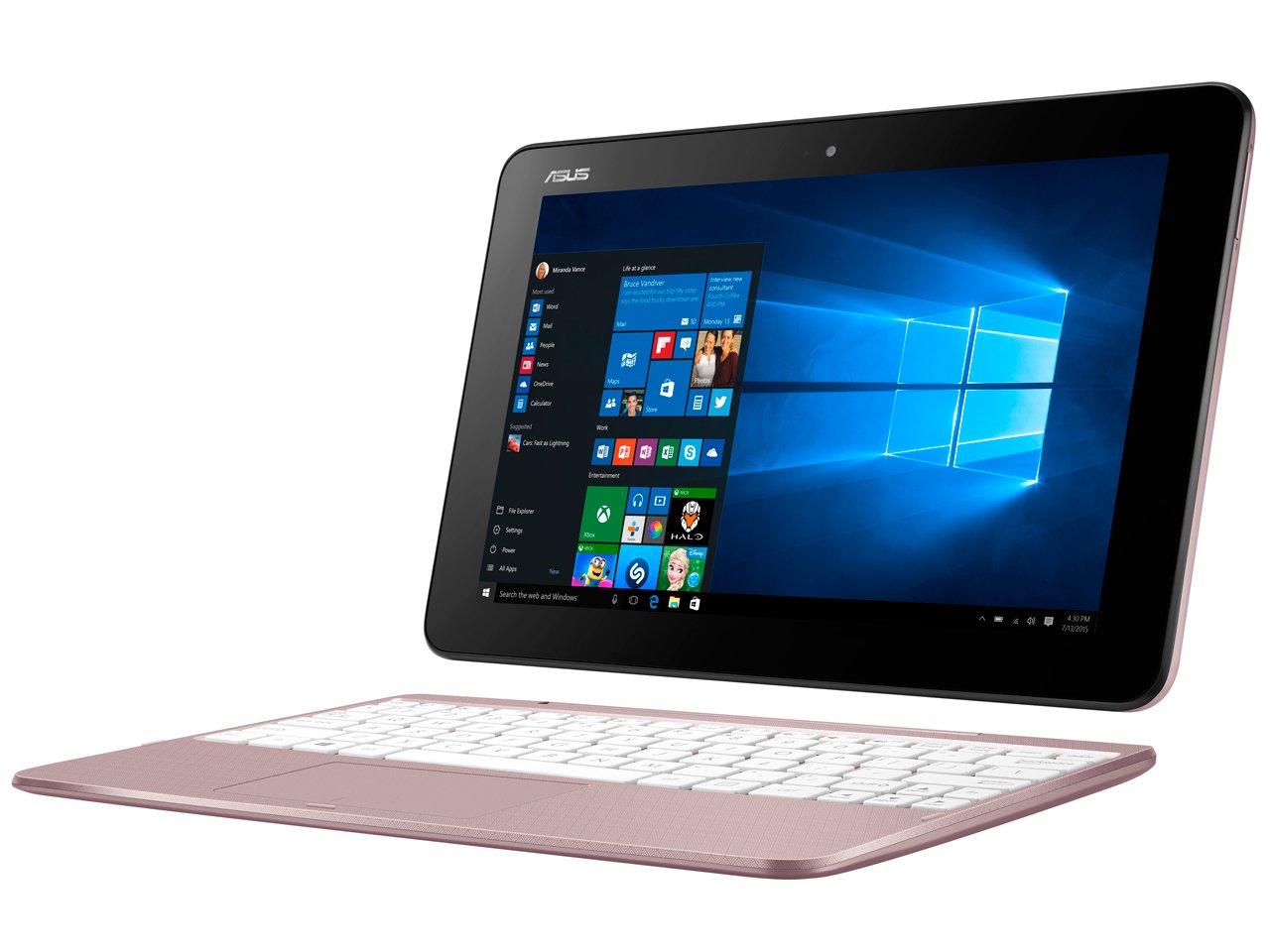 【中古】【非常に良い】T101HA-PINK(ピンクゴールド) TransBook T101HA 10.1型液晶