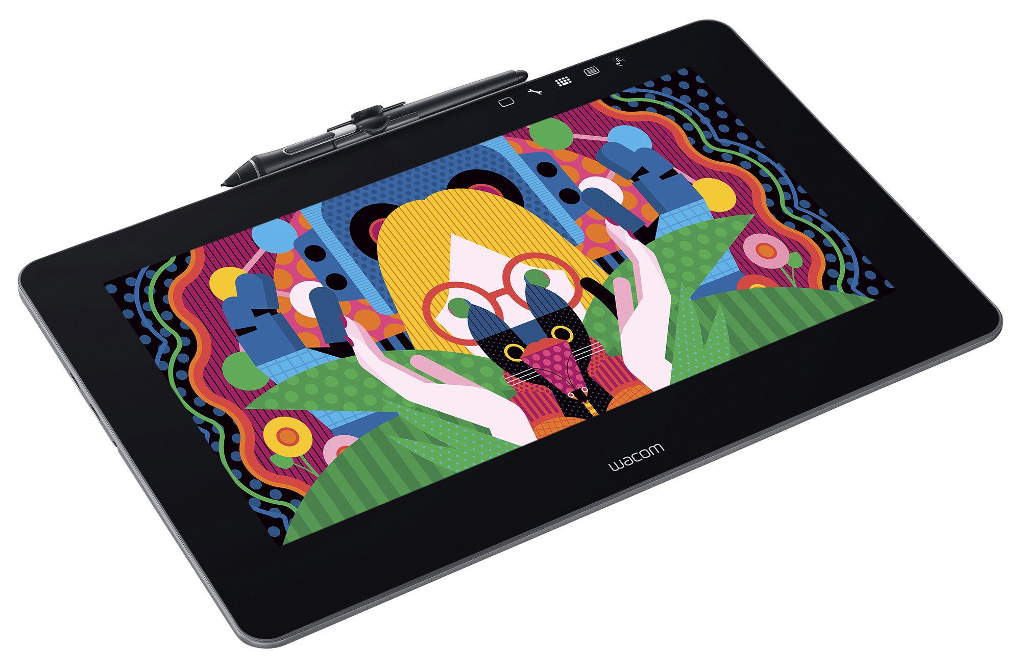 【中古】【人並み外れたに好いたらしい】ワコム Wacom Cintiq Pro 13 液晶書き込み経口避妊薬 13.3 in Full 固定ディスク 液晶経口避妊薬 Wacom 労働者階級書き込み2嘱する Mac Windows 相応う DTH-1320/K0