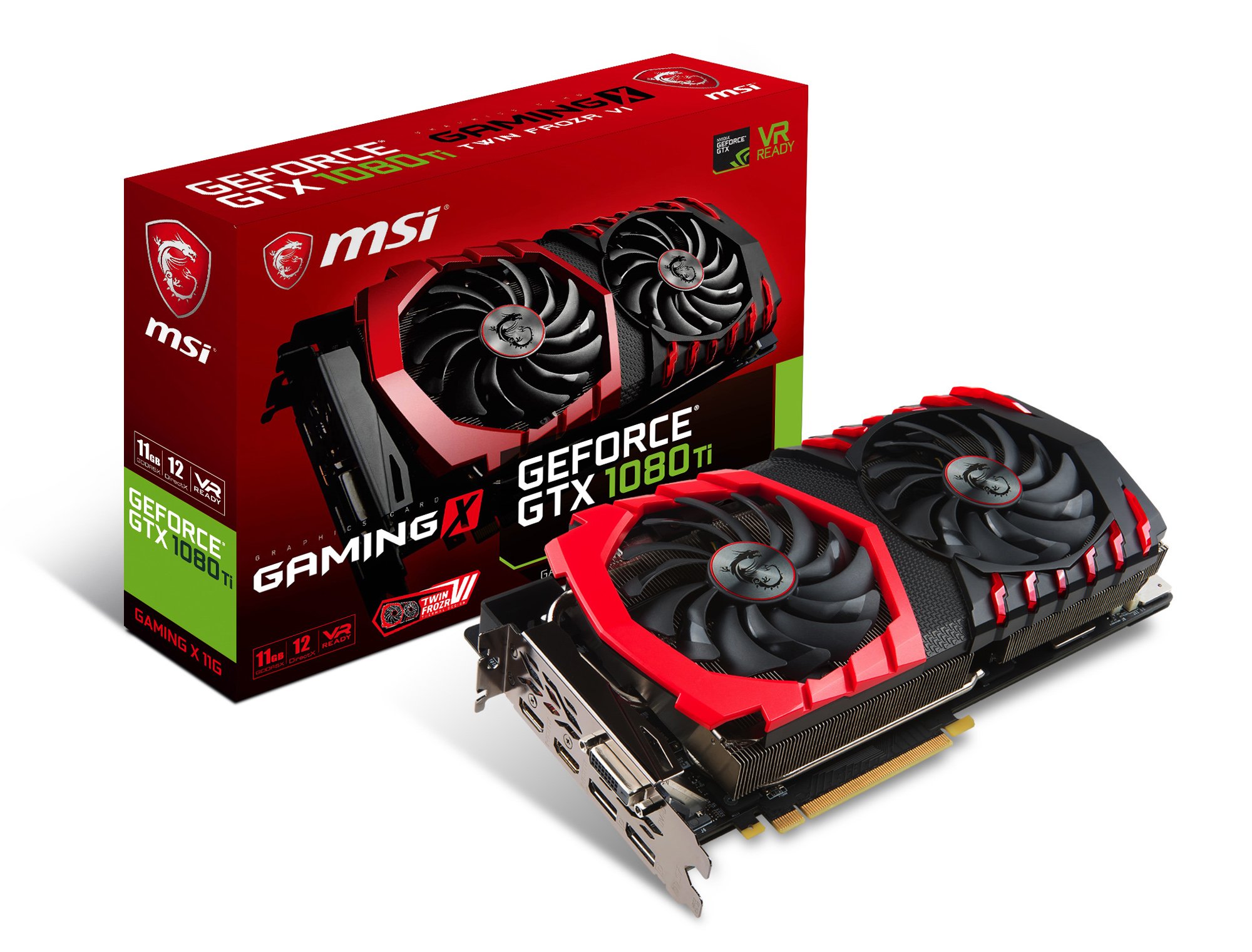 【中古】【人並み外れたに好いたらしい】MSI GeForce GTX 1080 Ti GAMING X 11G グラフィクスゲーム盤 VD6302