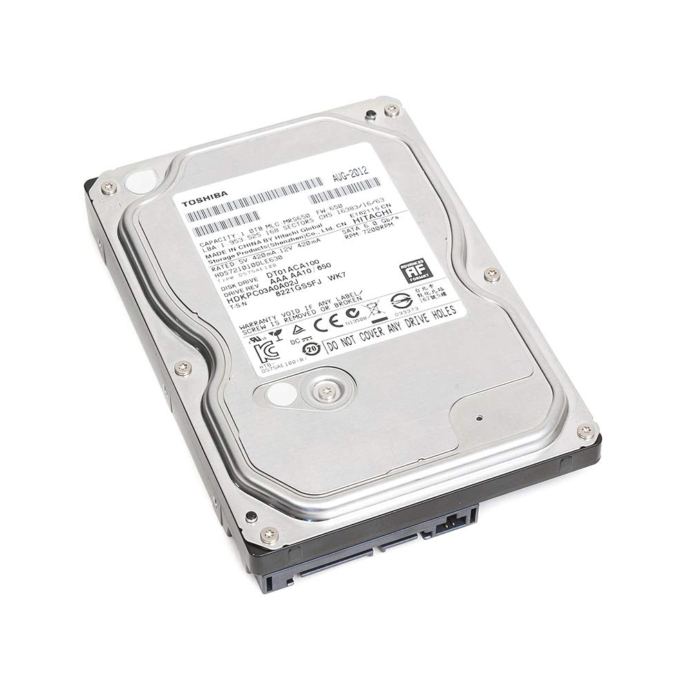 【中古】【人並み外れたに好いたらしい】東芝 内蔵HDD 3.5in 1結核症 パソコンひな形 DT01ACA100 【国内】 2年引きうける SATA 6Gbps相応う