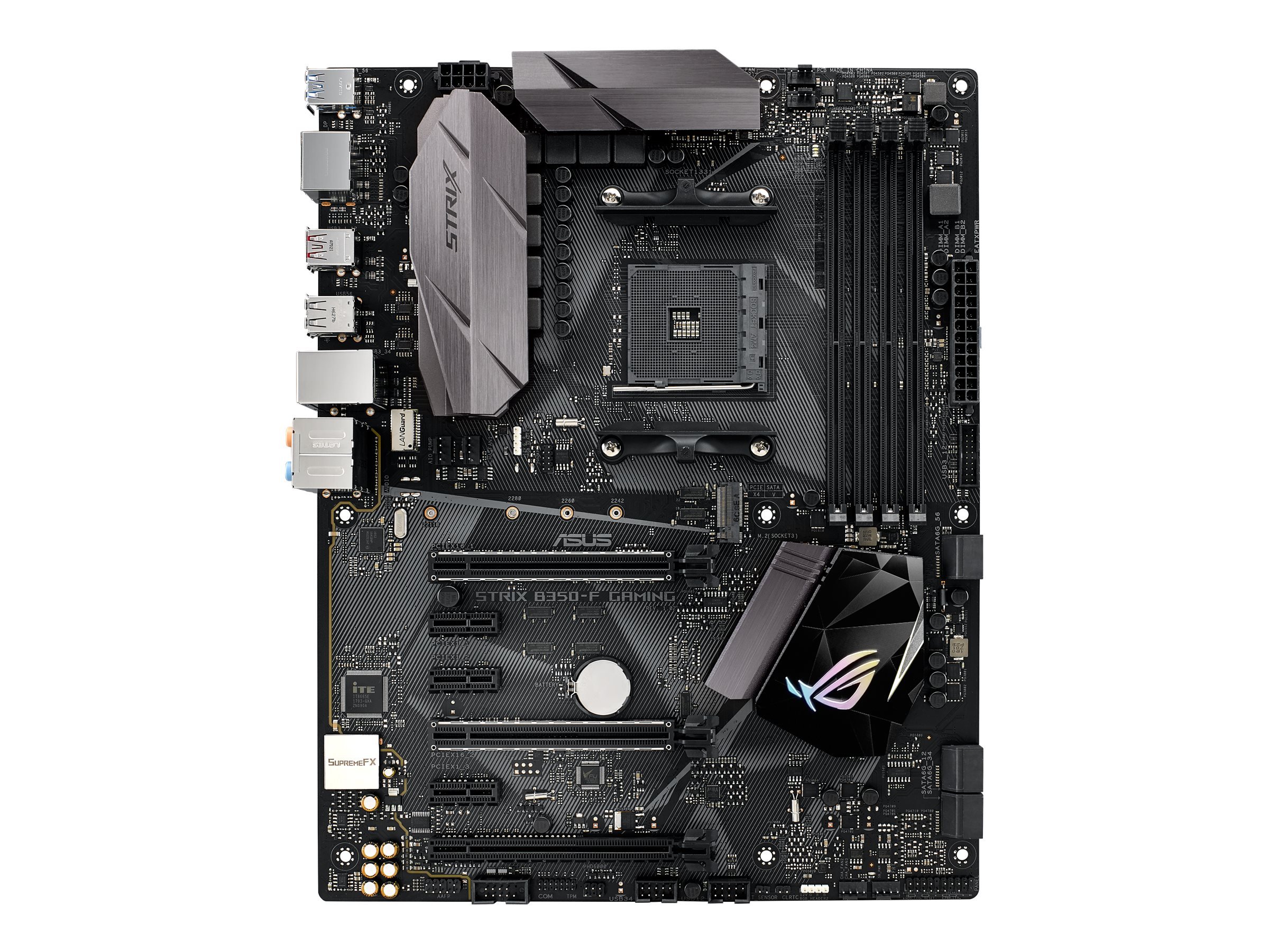 【中古】【非常に良い】ASUS AMD B350搭載 マザーボード AM4 Socket対応 STRIX B350-F GAMING 【ATX】｜ドリエムコーポレーション