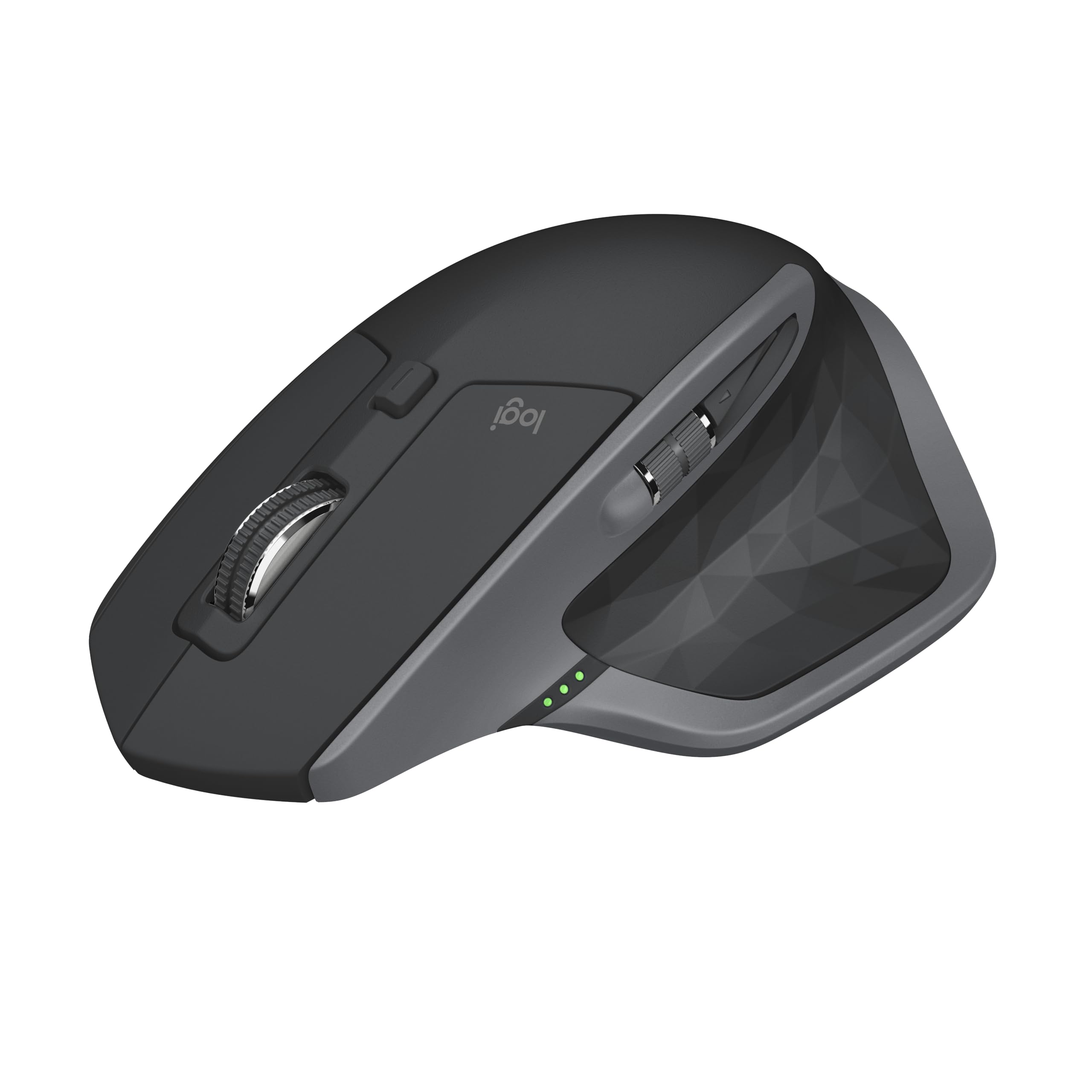 【中古】【人並み外れたに好いたらしい】Logitech MX Master 2S - Mouse - laser - 7 buttons - wireless - 2.4 GHz - USB wireless receiver - gr