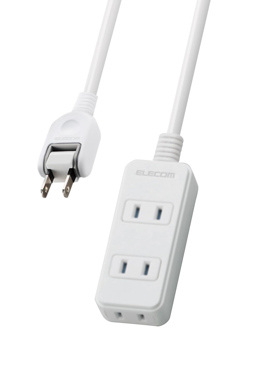 【中古】【非常に良い】エレコム 電源タップ 雷ガード スウィングプラグ ほこりシャッター付 3個口 3m ホワイト T-KST02-22330WH
