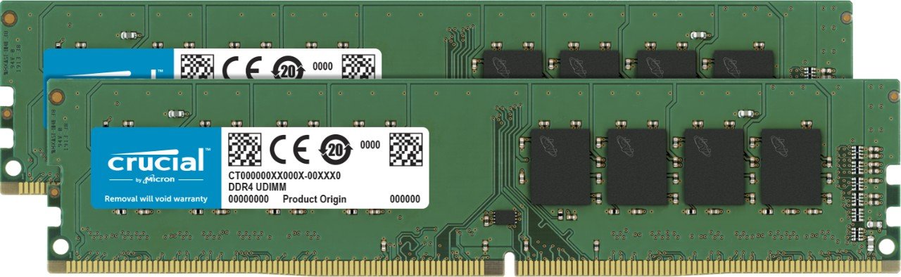 【中古】【非常に良い】Crucial デスクトップ用増設メモリ 16GB(8GBx2枚) DDR4 2666MT/s(PC4-21300) CL19 UDIMM 288pin CT2K8G4DFS8266