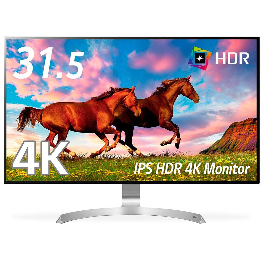 【中古】【非常に良い】LG モニター ディスプレイ 32UD99-W 31.5インチ/4K(3840×2160)/HDR対応/IPS非光沢/USB Type-C、HDMI×2、DisplayPort/スピーカー搭載/高さ
