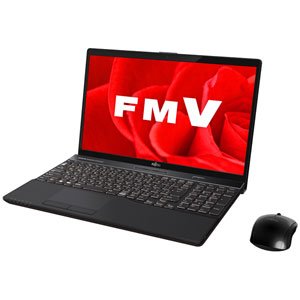 【中古】【非常に良い】FMVA53B3B(ブライトブラック) LIFEBOOK AHシリ-ズ 15.6型液晶｜ドリエムコーポレーション