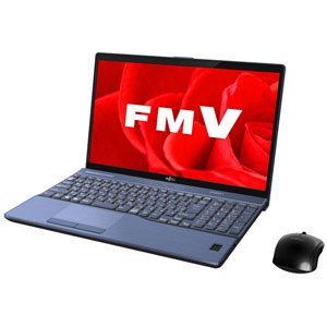 【中古】【非常に良い】FMVA77B3L(メタリックブル-) LIFEBOOK AHシリ-ズ 15.6型液晶