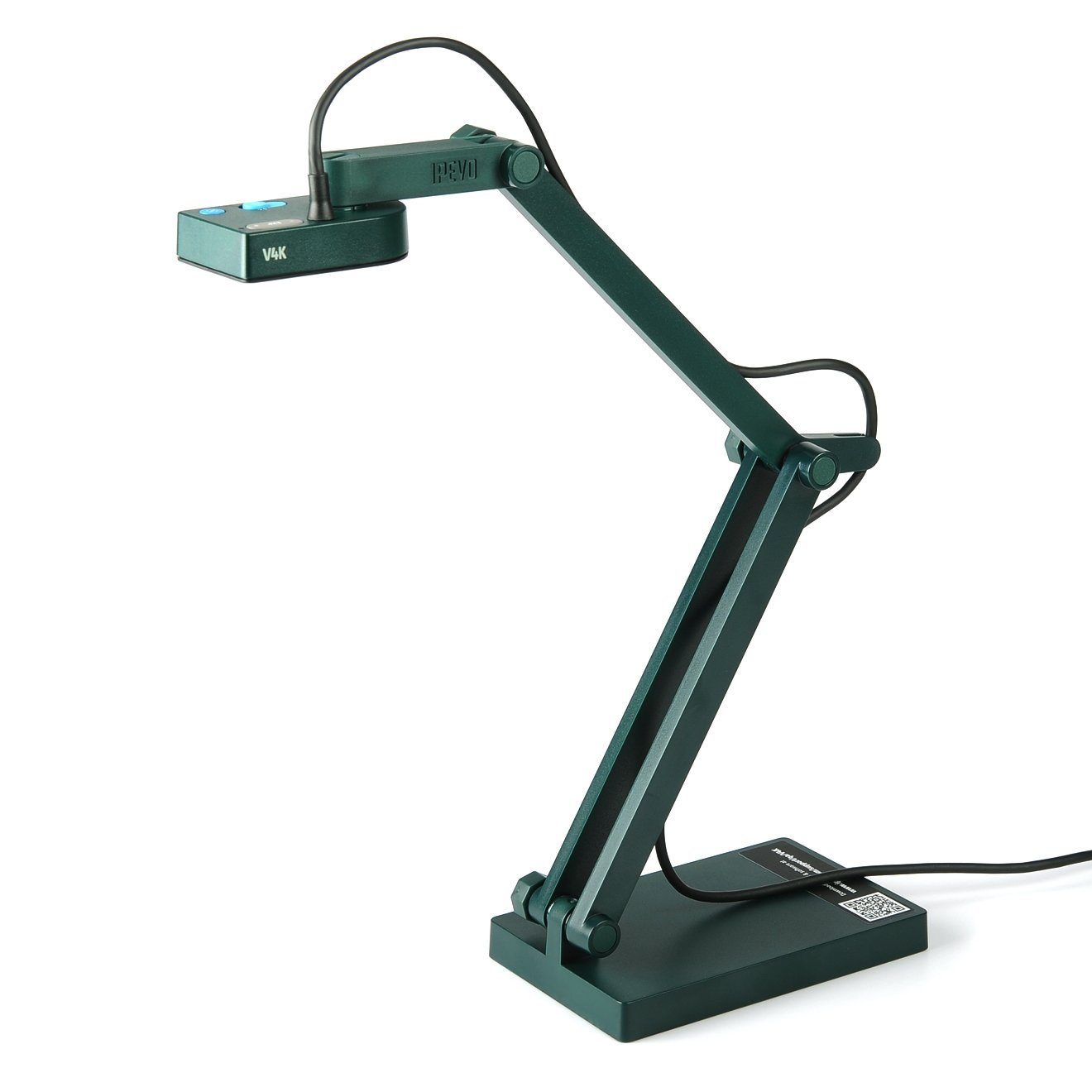 【中古】【非常に良い】IPEVO 書画カメラ V4K 視野角72° 800万画素 4K(UHD) USB接続 全指向性 マイク ベーシックモデル|ドリエムコーポレーション