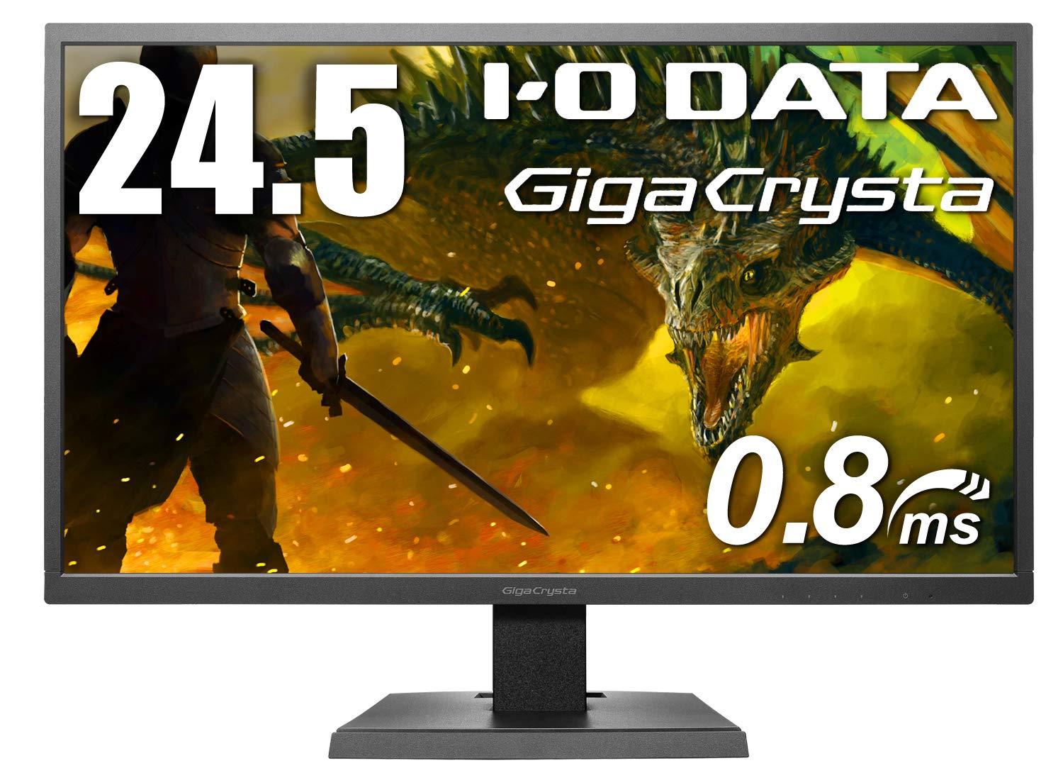 【中古】【人並み外れたに好いたらしい】I-O DATA ゲーミングモニター 24.5in GigaCrysta なおなお書き4 FPS針路 0.8ms(GTG) TN HDMI×2 DP EX-LDGC251肺結核