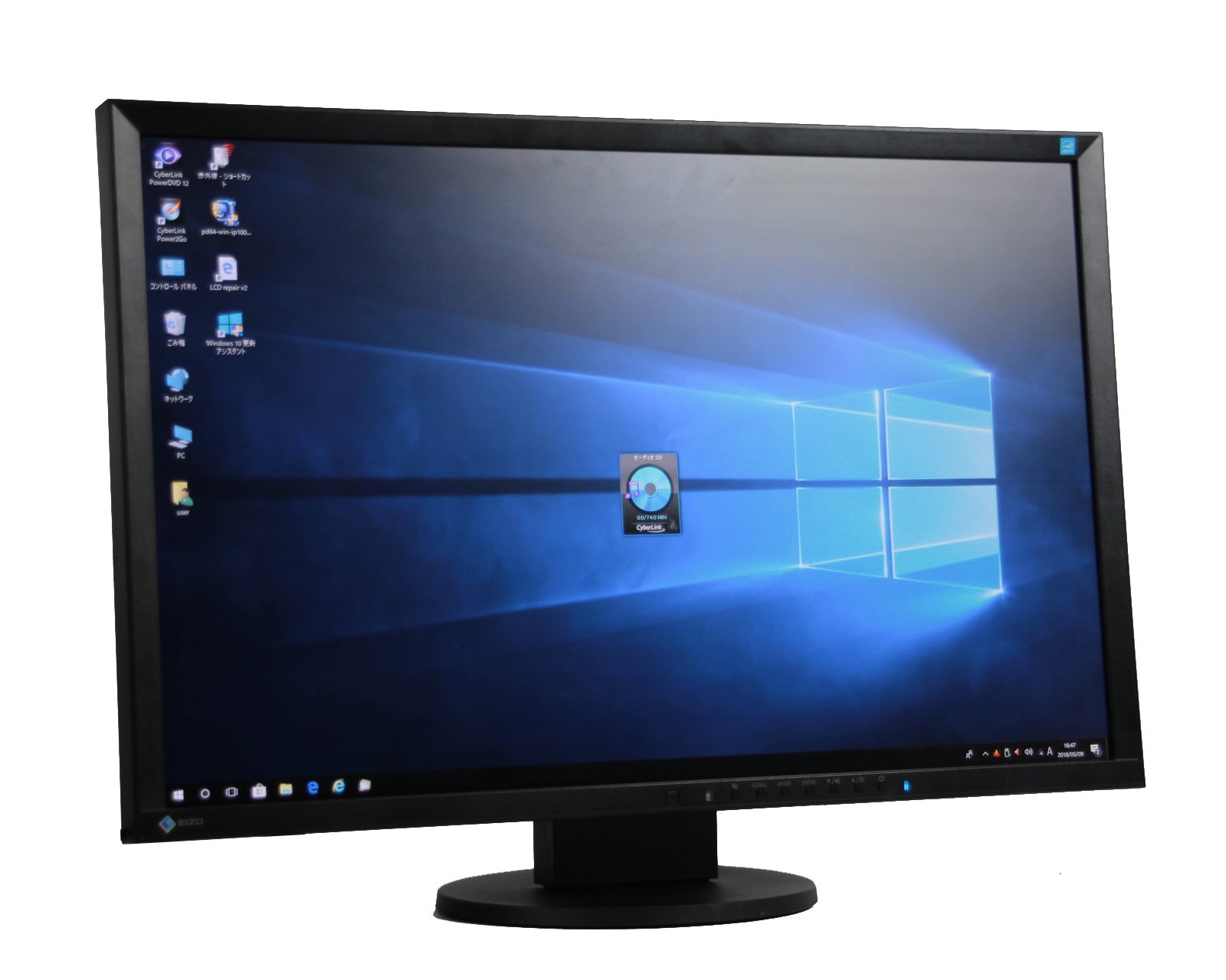 【中古】【人並み外れたに好いたらしい】[ 中古見せびらかす/有線テレビ嘱する ] EIZO FlexScan EV2436W 24.1in 液晶管する 解像力 1920×1200 [ VGA ・DVI ・DysplayPort/スピーカー