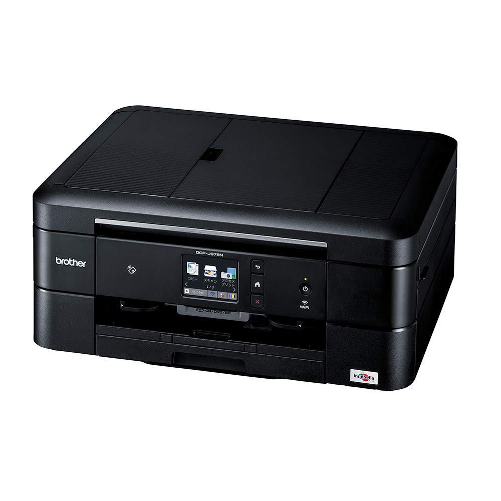 【中古】【非常に良い】(旧モデル) ブラザー プリンター A4 インクジェット複合機 DCP-J978N-B (黒モデル/ADF/有線・無線LAN/手差しトレイ/両面印刷/レーベル印刷)|ドリエムコーポレーション