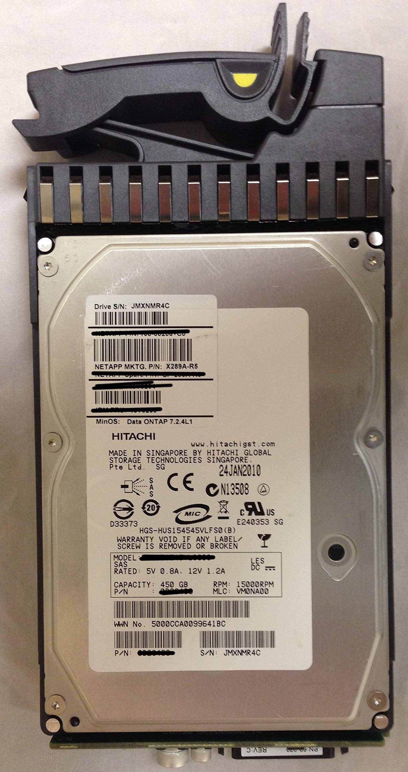 【中古】【非常に良い】NetApp X289A-R5 DDR4-15k SAS 内蔵ハードドライブ（認定リファービッシュ品）