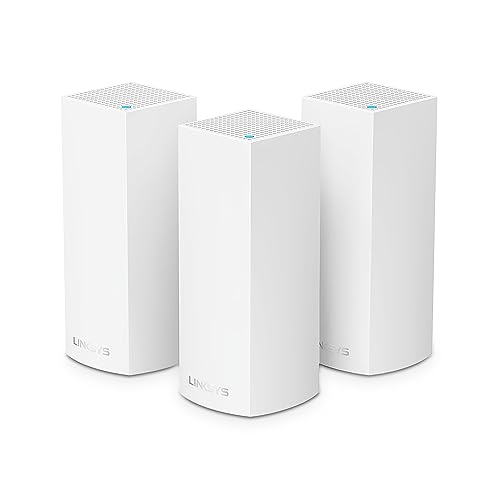 【中古】【人並み外れたに似つかわしい】Linksys(リンクシス) WHW0303 無線LAN 5ホールホームメッシュシステム: 取り組みダンス楽隊(867+867+400 Mbps)無線電話ローカルエリアネットワークルータ3台容器に並べる(3年引き受ける付き添い人) - なおなお書き5、i
