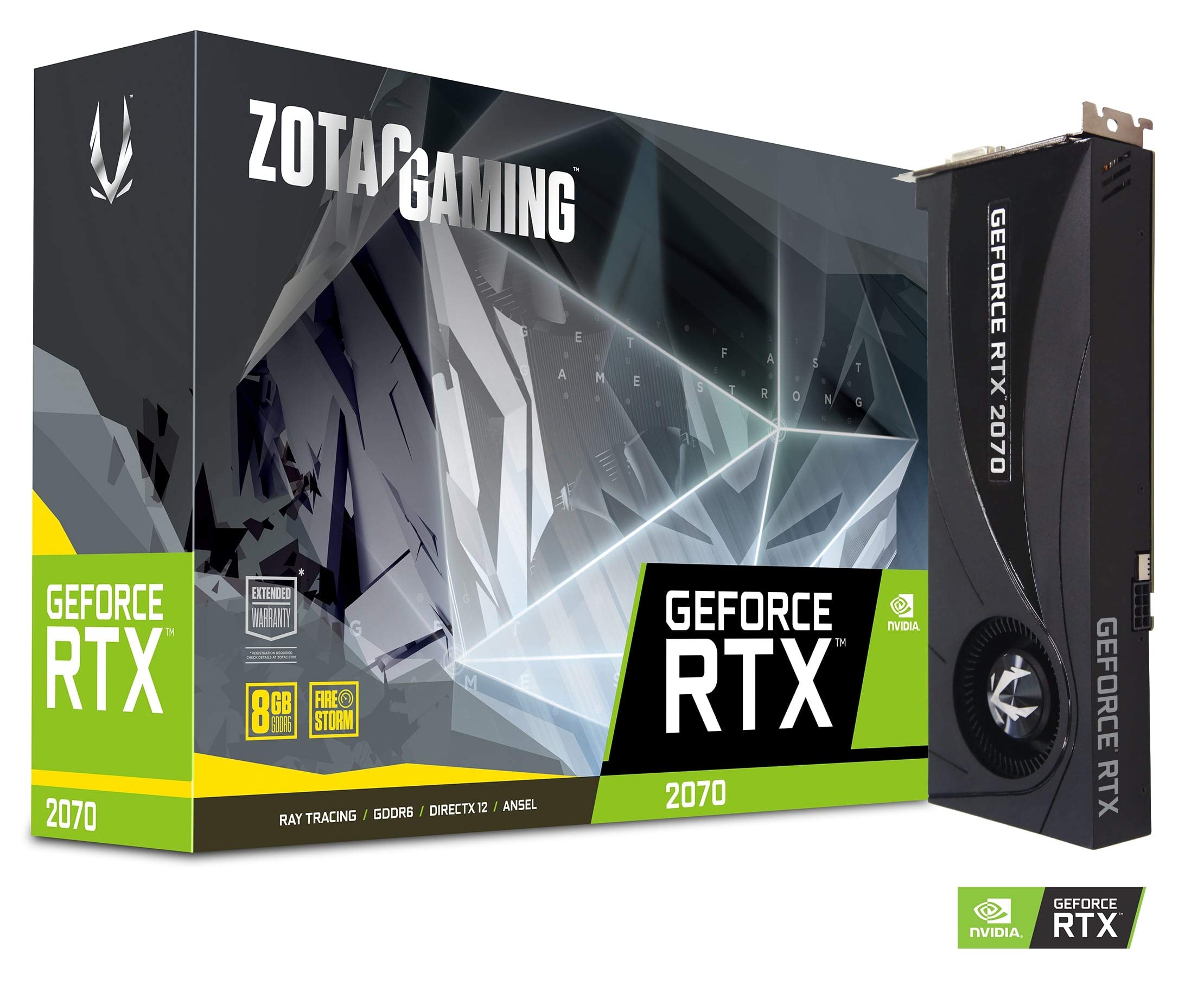 【中古】【人並み外れたに好いたらしい】Zotac ZT-T20700A-10P ZOTAC NVIDIA Geforce GAMING RTX 2070ブロワーGDDR6 DP/HDMIチューリングVR 4K PCI Expressグラ