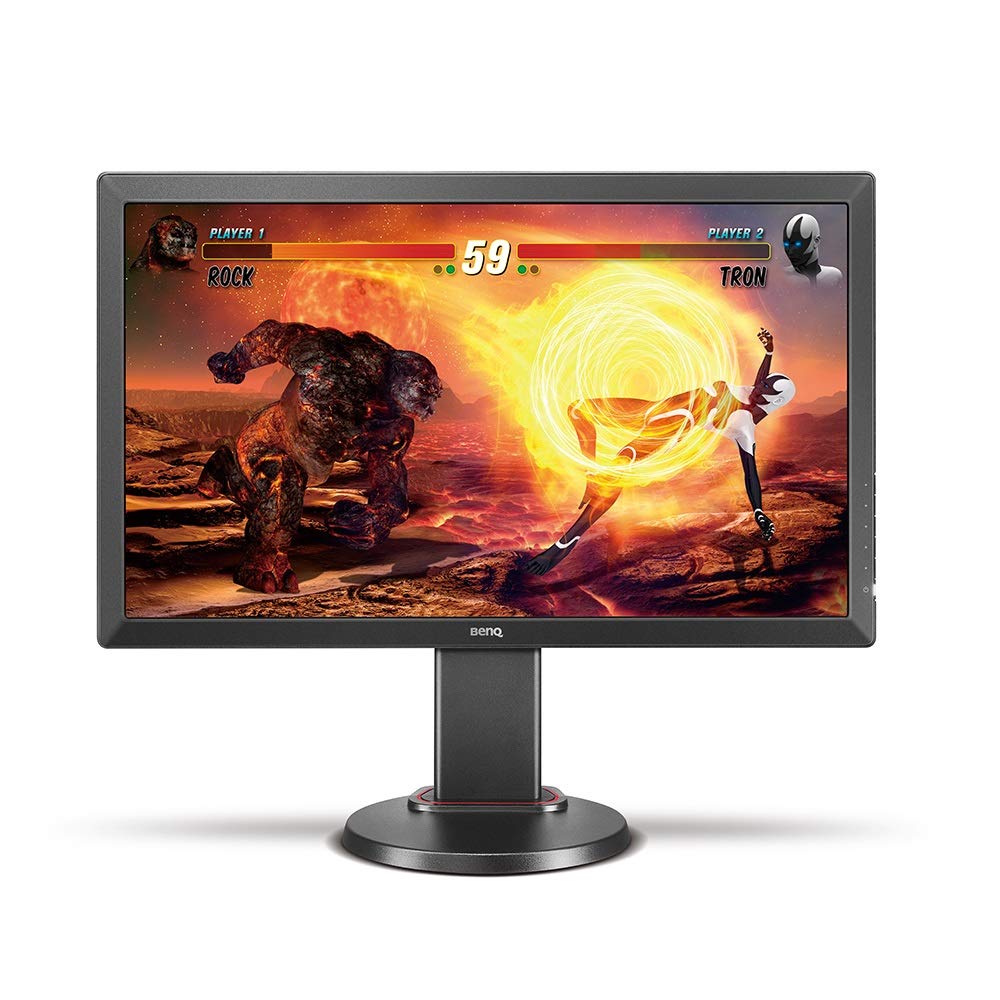 【中古】【人並み外れたに似つかわしい】BenQ ZOWIE ゲーミングモニター RL2460S (取っ組みあい競り合いに至適/24in/TN/1ms/盛りだくさん固定ディスク/HDMI out端子付/Black eQualizer/金棒引き付/高さ自然調整)