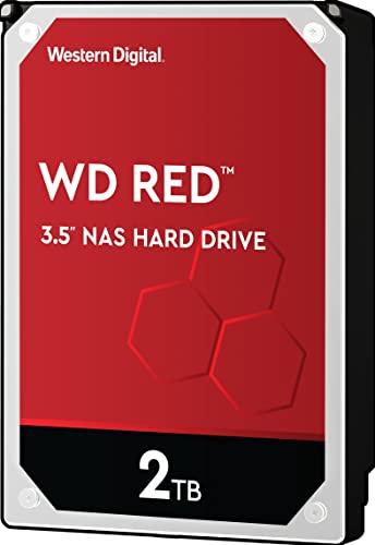 【中古】【非常に良い】Western Digital HDD 2TB WD Red NAS RAID 3.5インチ 内蔵HDD WD20EFAX-RT