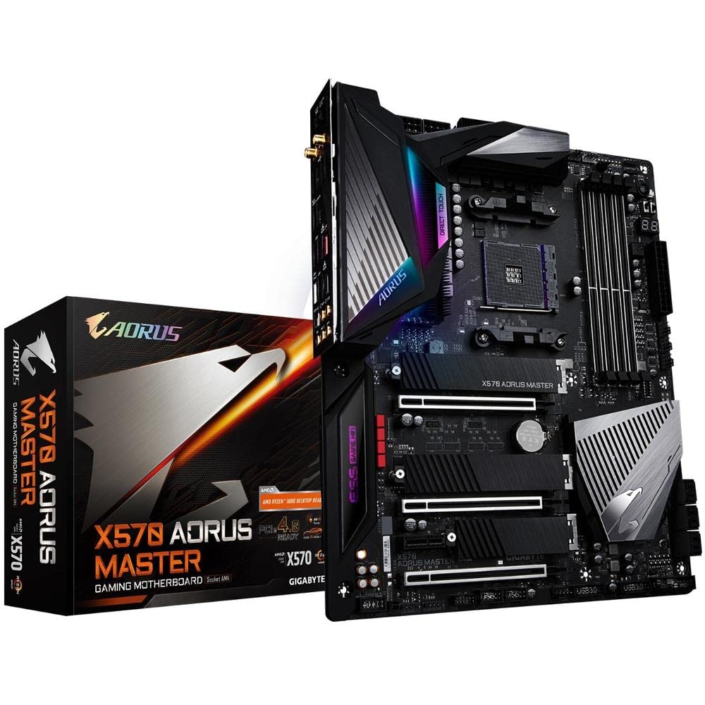 【中古】【非常に良い】GIGABYTE X570 AORUS MASTER ATX マザーボード [AMD X570チップセット搭載] MB4787